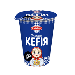 Das Bild zeigt den Schärdinger Kefir im 180 Gramm Becher