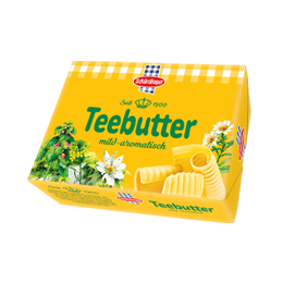 Das Bild zeit die Schärdinger Teebutter aus Sauerrahm