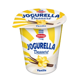 Das Bild zeigt das Schärdinger Jogurella in der Sorte Vanille