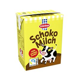 Das Bild zeigt die Schärdinger Schokomilch.
