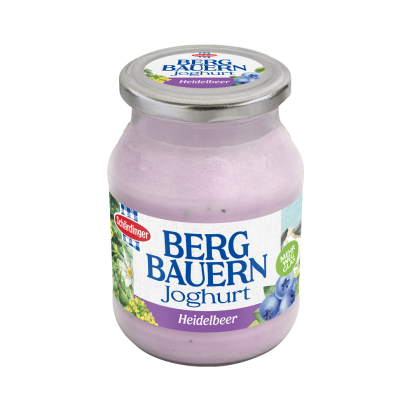 SRD Bergbauern Heidelbeer Joghurt im Glas 450g_Slider