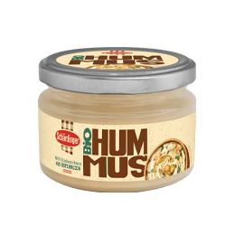 Das Bild zeigt den veganen Schärdinger Hummus