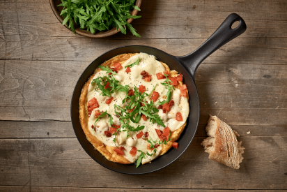 Tomaten-Mozzarella-Omelett