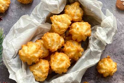 Traumhafte Kokosbusserl mit Topfen