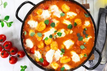 Mozzarella Gnocchi Pfanne_Header