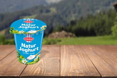 Schärdinger Naturjoghurt 1 Prozent im 500 Gramm Becher