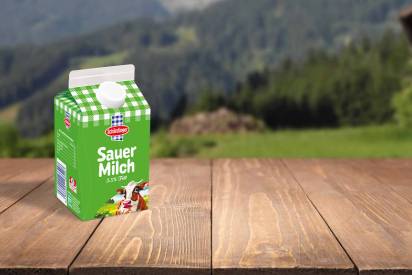 Schärdinger Sauermilch in der 0,5 Liter Packung