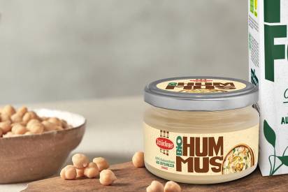 Das Bild zeigt die veganen Schärdinger Produkte