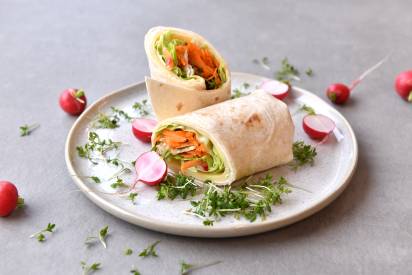 Frühlings-Wraps