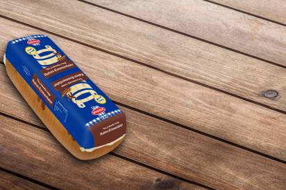 Das Bild zeigt die geräucherte Rahm-Emmentaler Stange