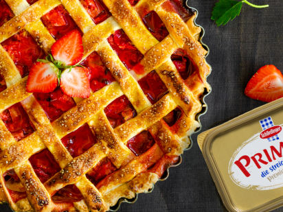 Erdbeer-Rhabarber-Kuchen