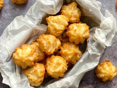 Traumhafte Kokosbusserl mit Topfen