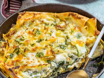 Lasagne mit Bio Hummus