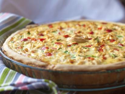Quiche mit Bio Hummus