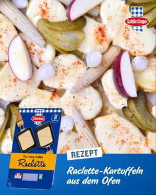 Raclette-Kartoffeln aus dem Ofen